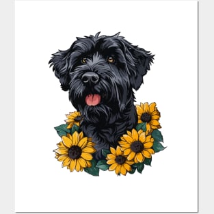 Black Russian Terrier Posters and Art